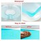 9 Pack Washable Fridge Mats Liners Waterproof Fridge Pads Drawer Table Mats Refrigerator Liners for Shelves,3Red/3Green/3Blue